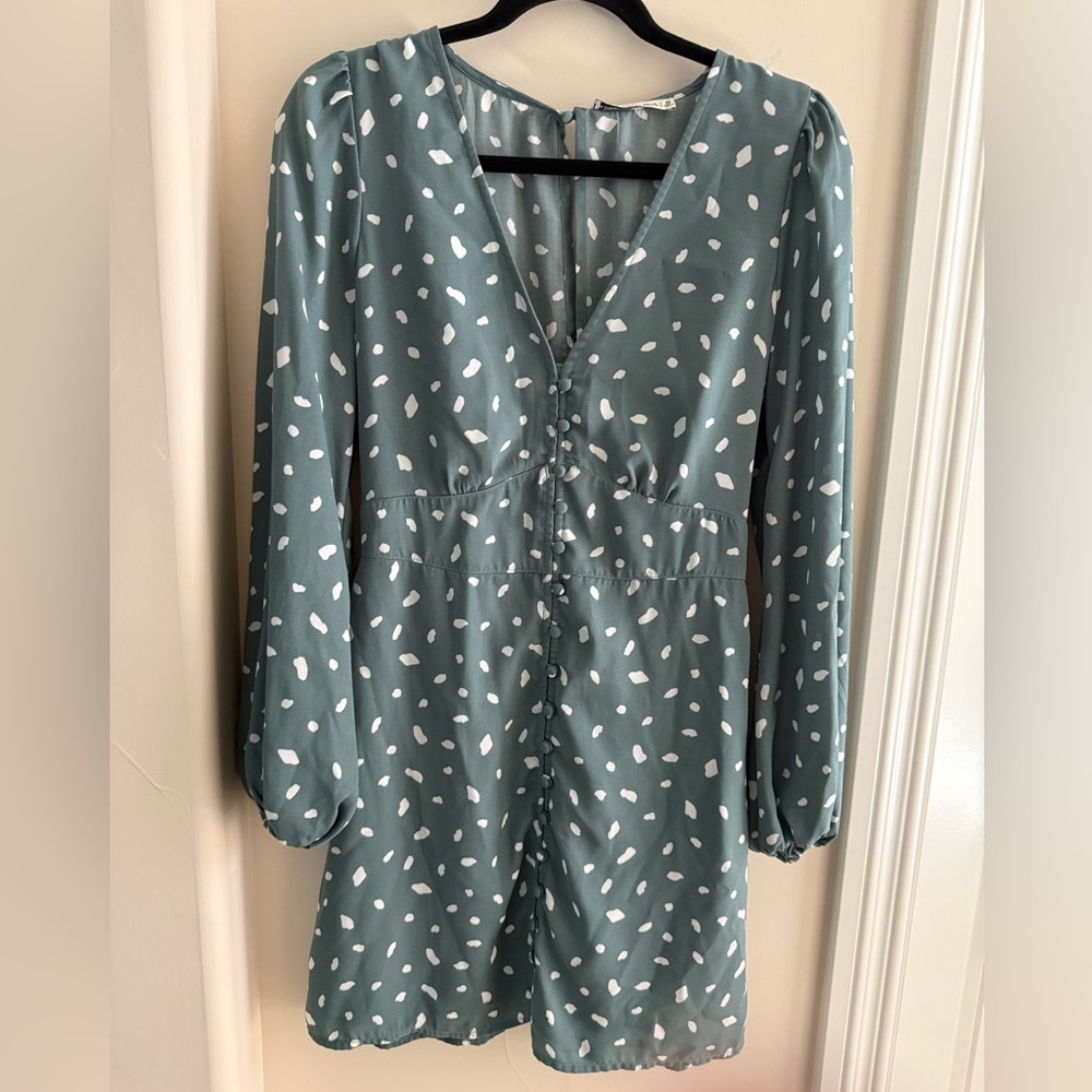 Abercrombie long sleeve midi dress size medium